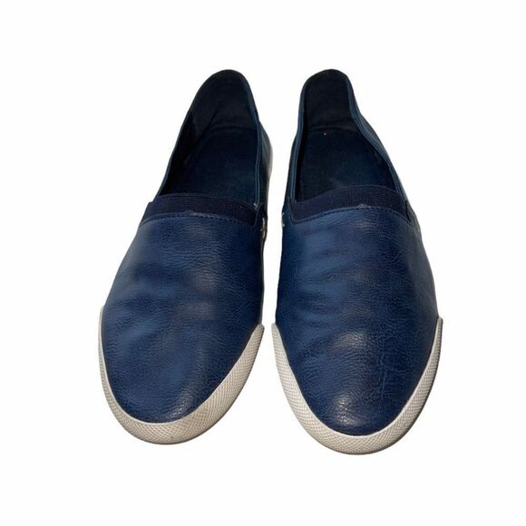 Corkys Moxey Blue Leather Slip Ons - Picture 1 of 8